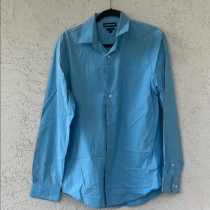 Express Men's Sky Blue Dress Shirt